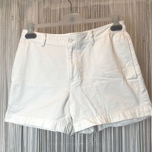 Gap Retro Fit White Shorts - 5 inch inseam - Size 6